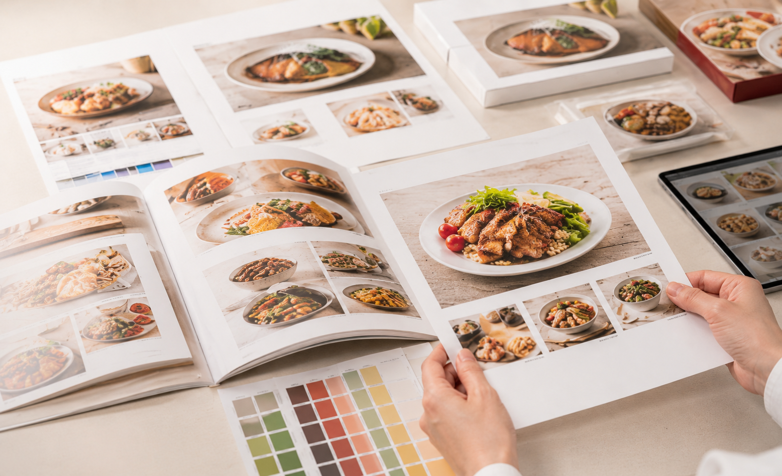 高品質かつ低価格を実現する食品写真制作のイメージ
